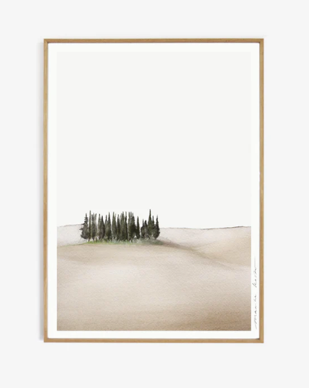Toscana con amore Print and Frame
