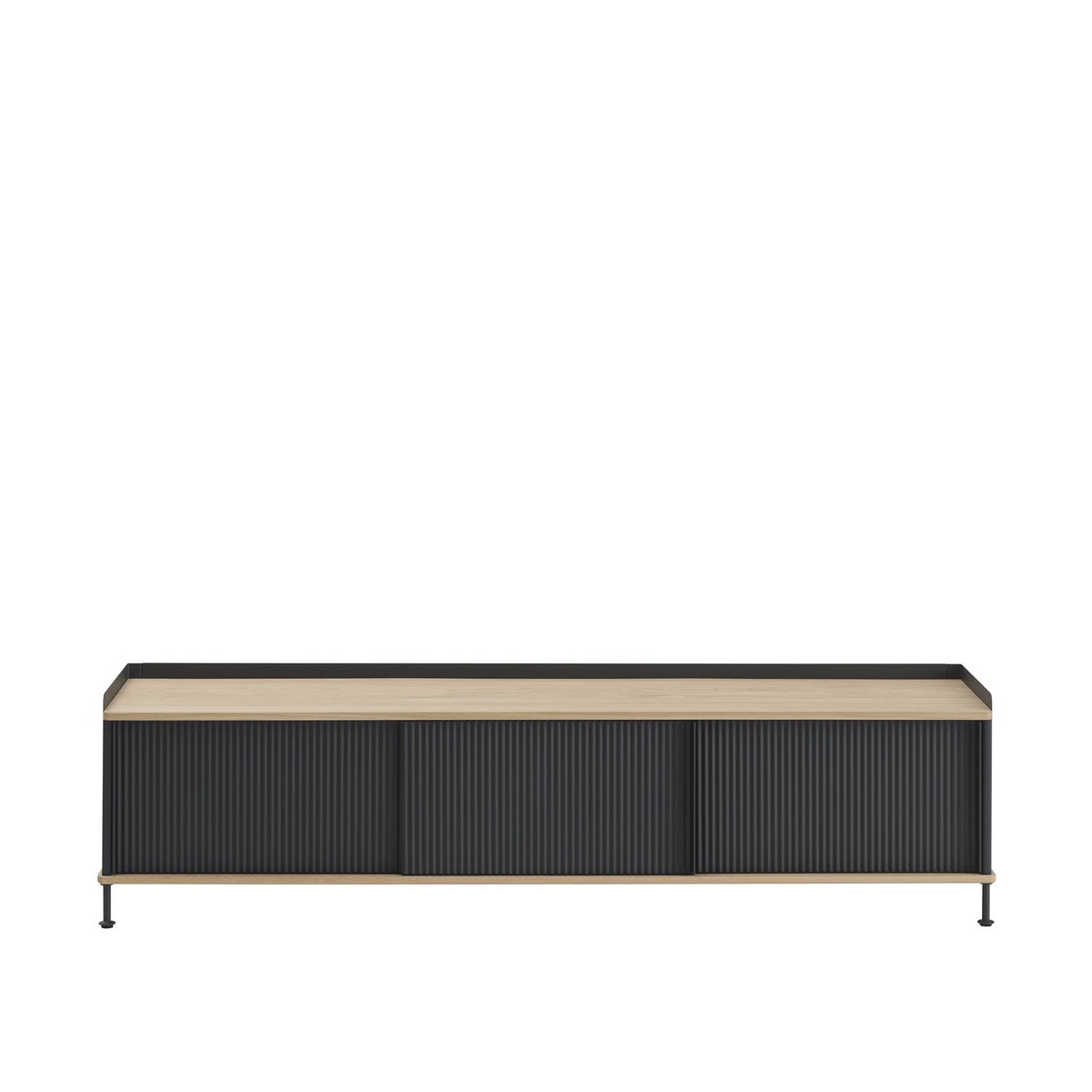 Black Media Unit And Sideboard Pebble Home & Lifestyle