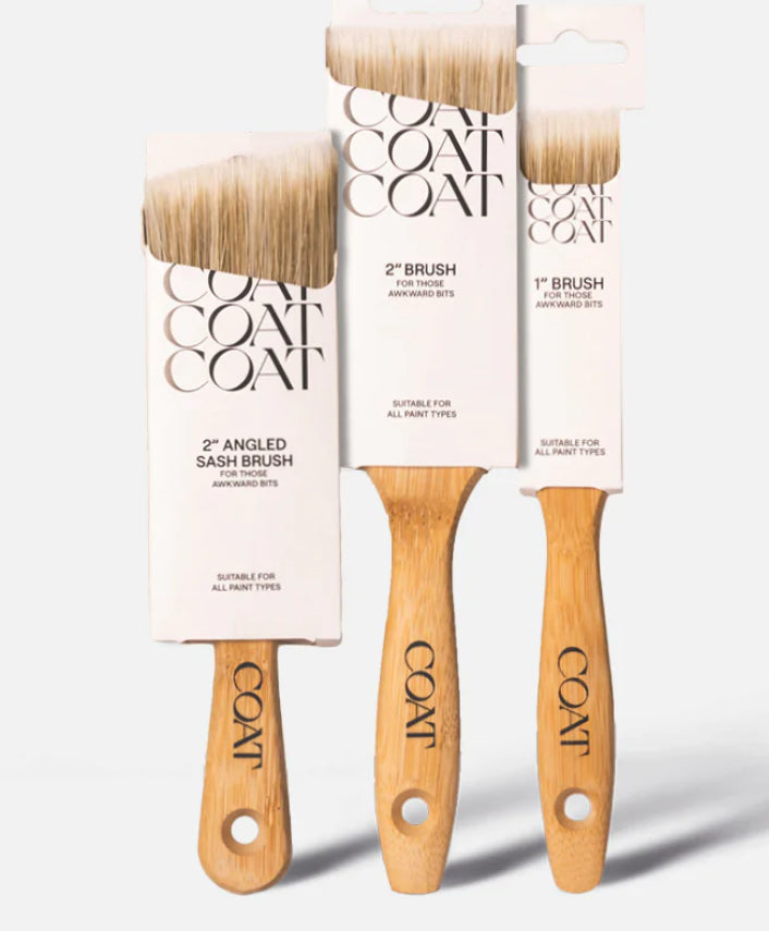 Luxury Eco Paint Brush Set of 3-Coat Paint