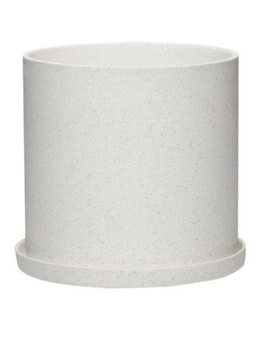 White Ceramic Pot (2 sizes available)