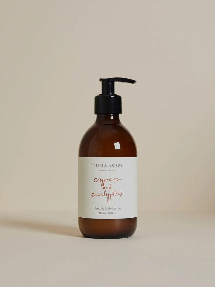 Cypress and Eucalyptus hand and body lotion
