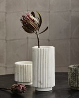 Loon Vase, White Marble