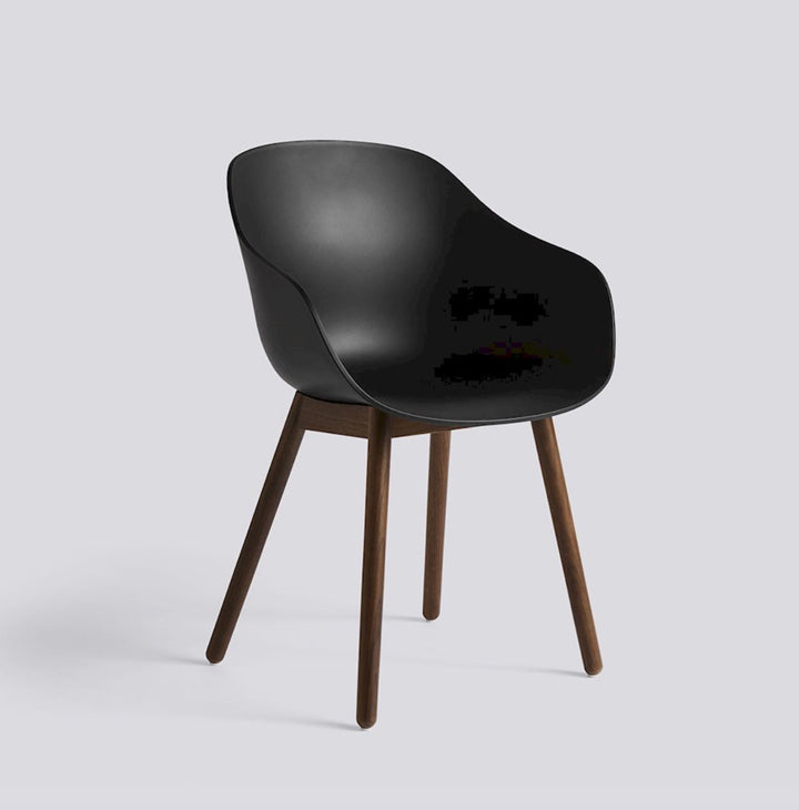HAY AAC212 Chair - Black & Walnut legs