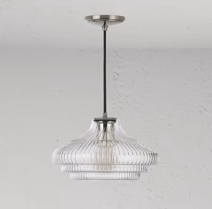 Brookfield Pendant Light Fluted Glass (different sizes and finishes available)