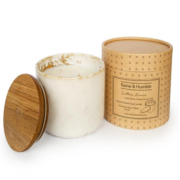 Scented Soy Candle Cotton House