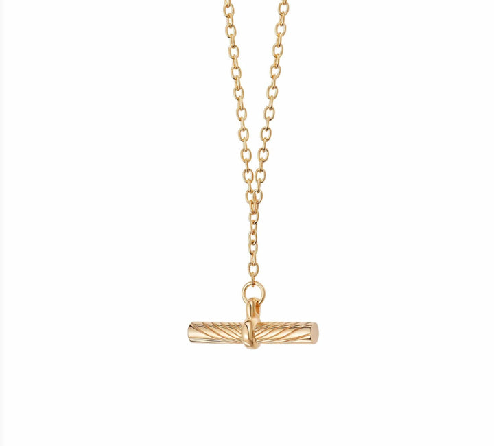 Daisy London Estee Lalonde T Bar Necklace Gold & Silver