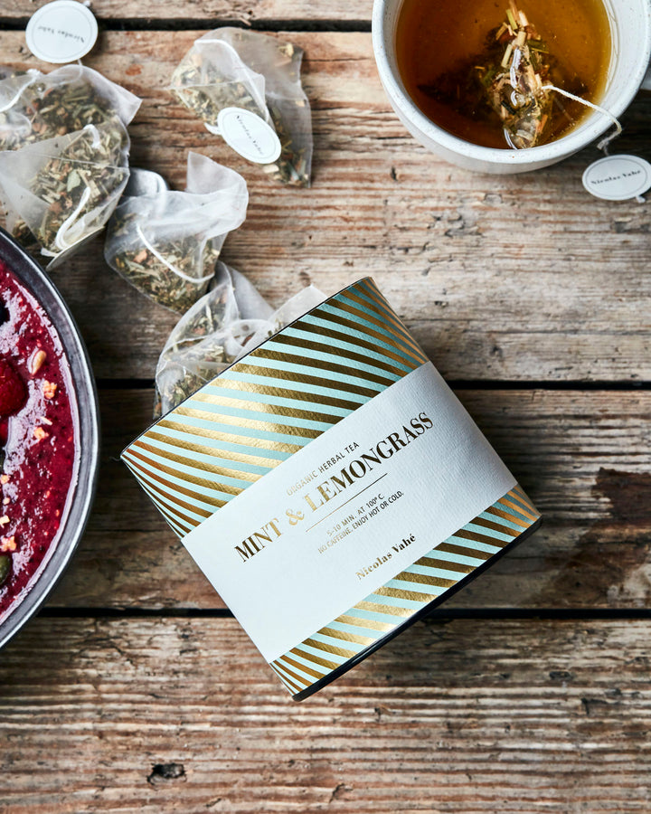 Organic Herbal Tea, Mint and Lemongrass