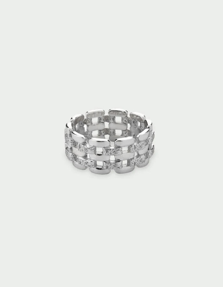 Linear Ring Silver