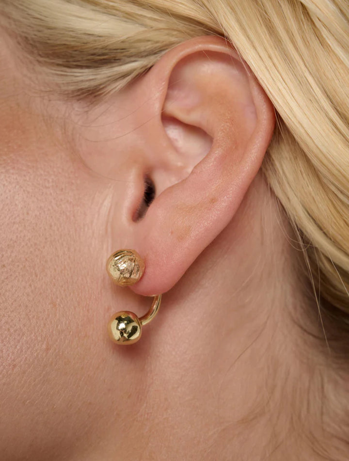 Tideform Earrings Gold