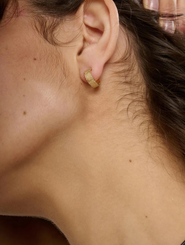 Time Earrings Gold