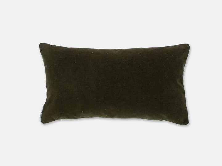 Bramfield Velvet Cushion (Seaweed)