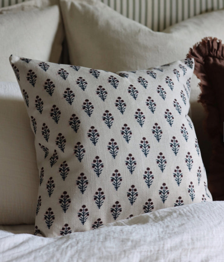 Francesca Floral Print Cushion 45x45cm