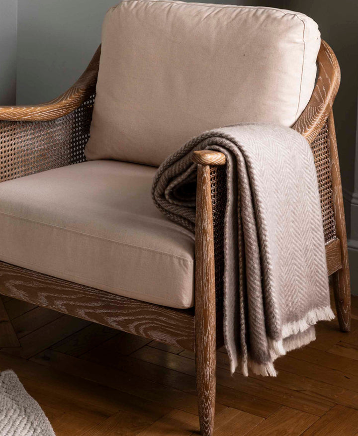 Leigh Herringbone Throw