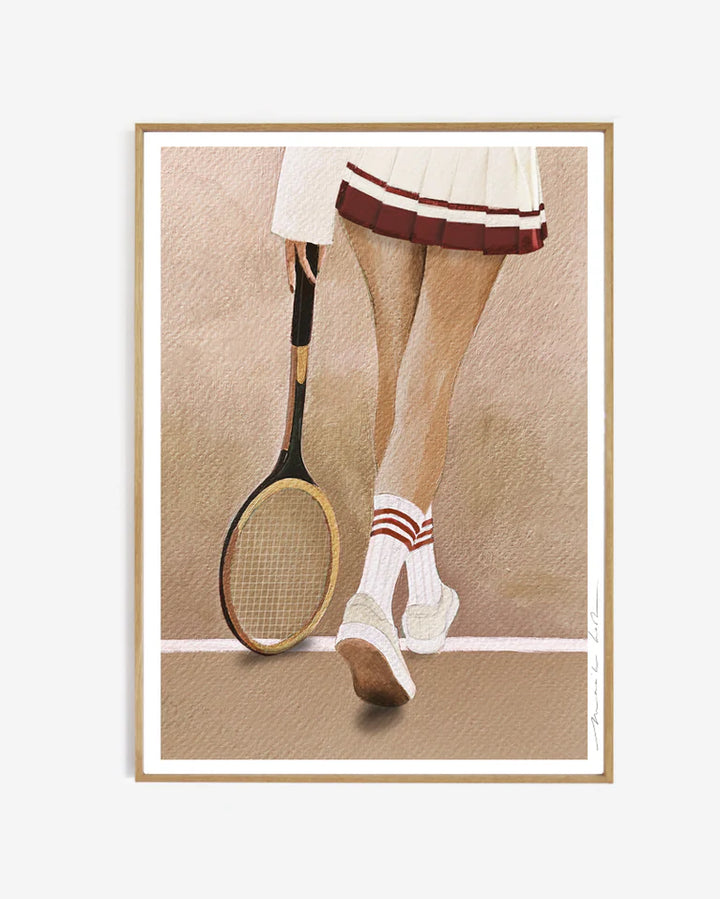 Tennis Sur Terre 30x40