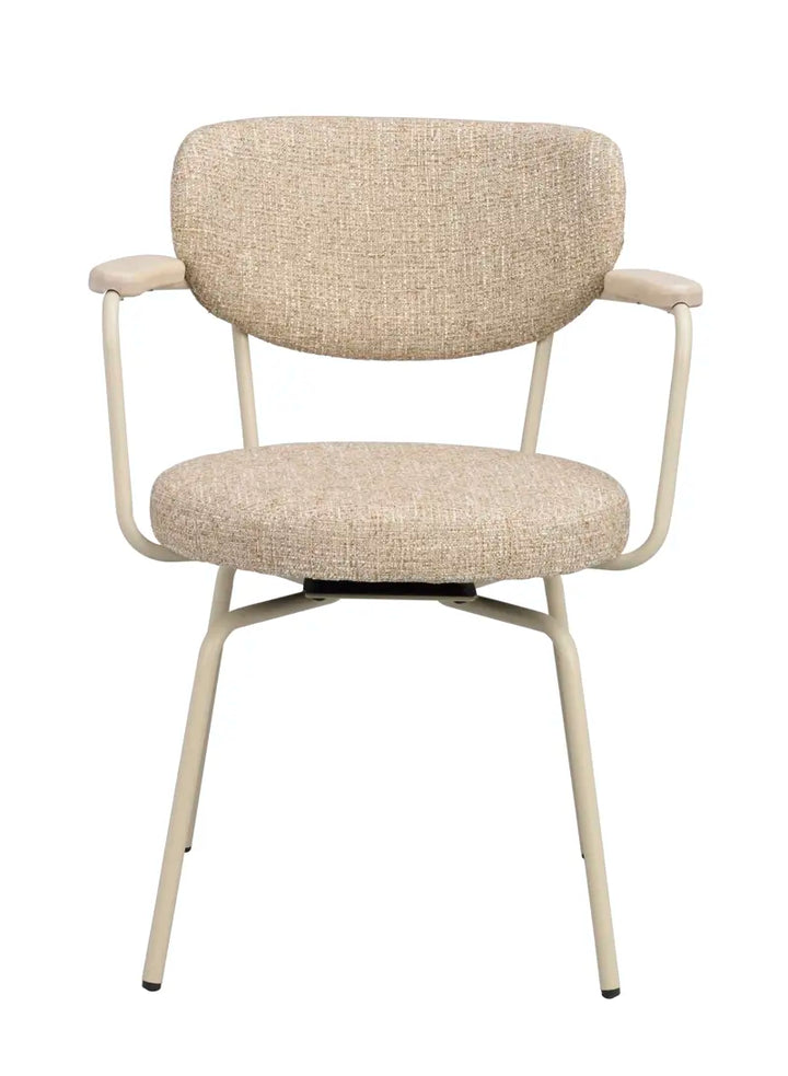 Merrick Armchair Boucle Back Rest  (2 colours)