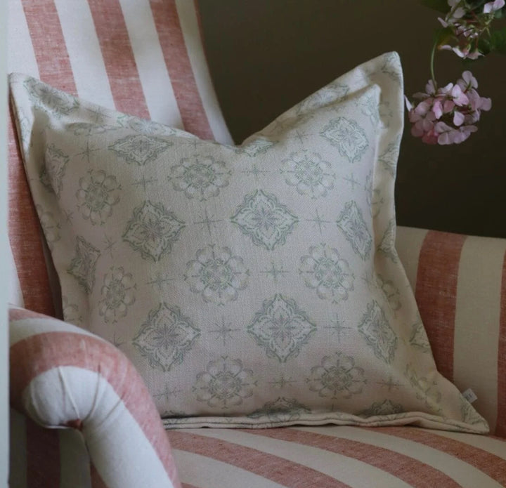 Orla Sage Print Cushion