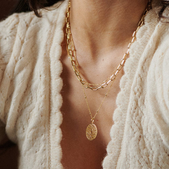 Daisy Crown Chakra Necklace