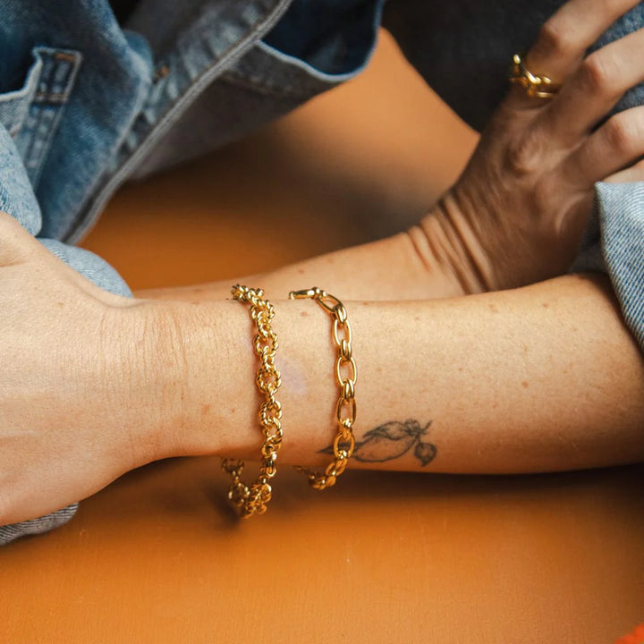 Daisy Polly Sayer Vintage Link Bracelet