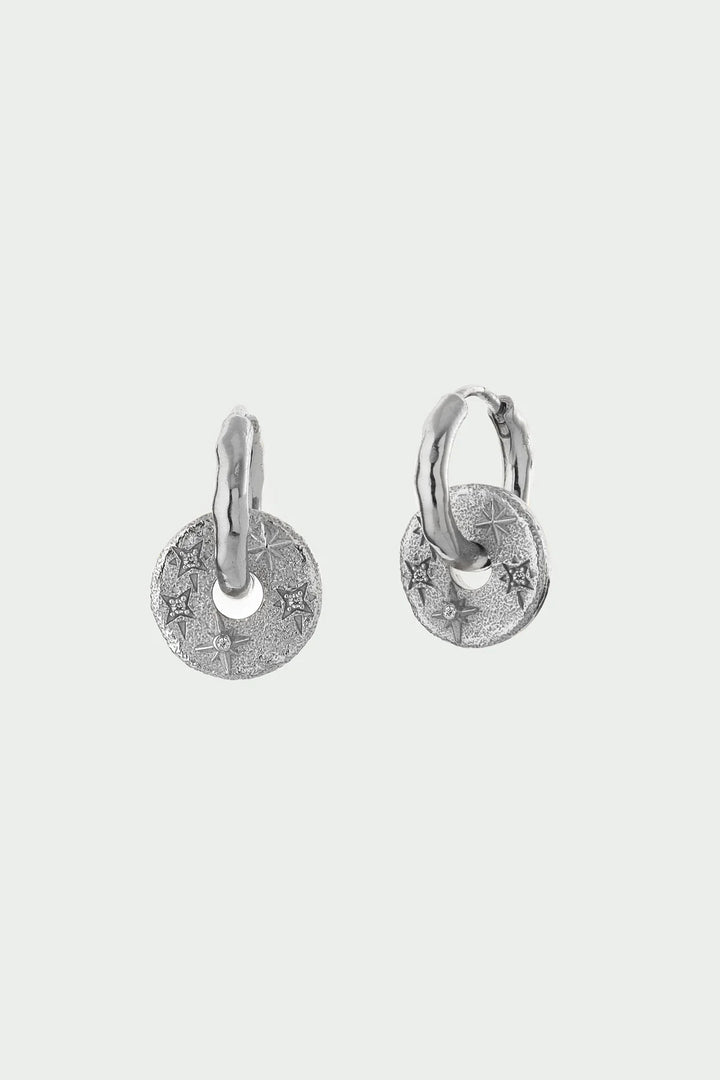 Celestial Earrings Silver