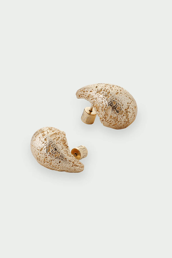 Dome Earrings Gold