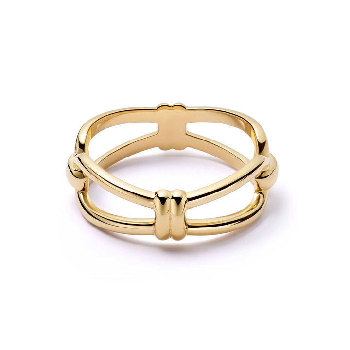 Daisy Knot Band Ring Gold