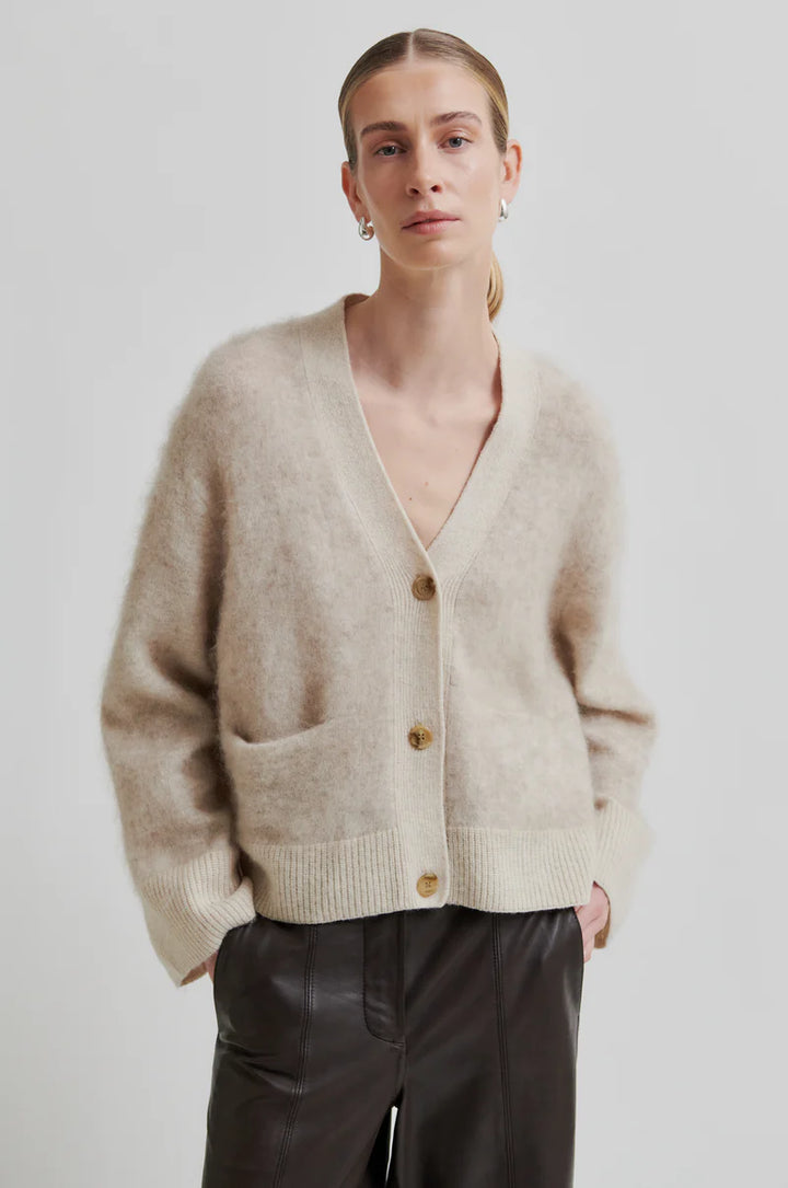 Anneleen Knit Boxy cardigan