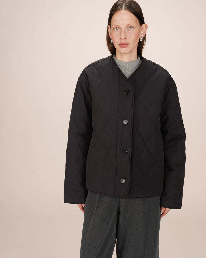 Shania Quilted Jacket Black
