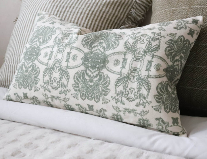 Aria Khaki Print Cushion 50x30