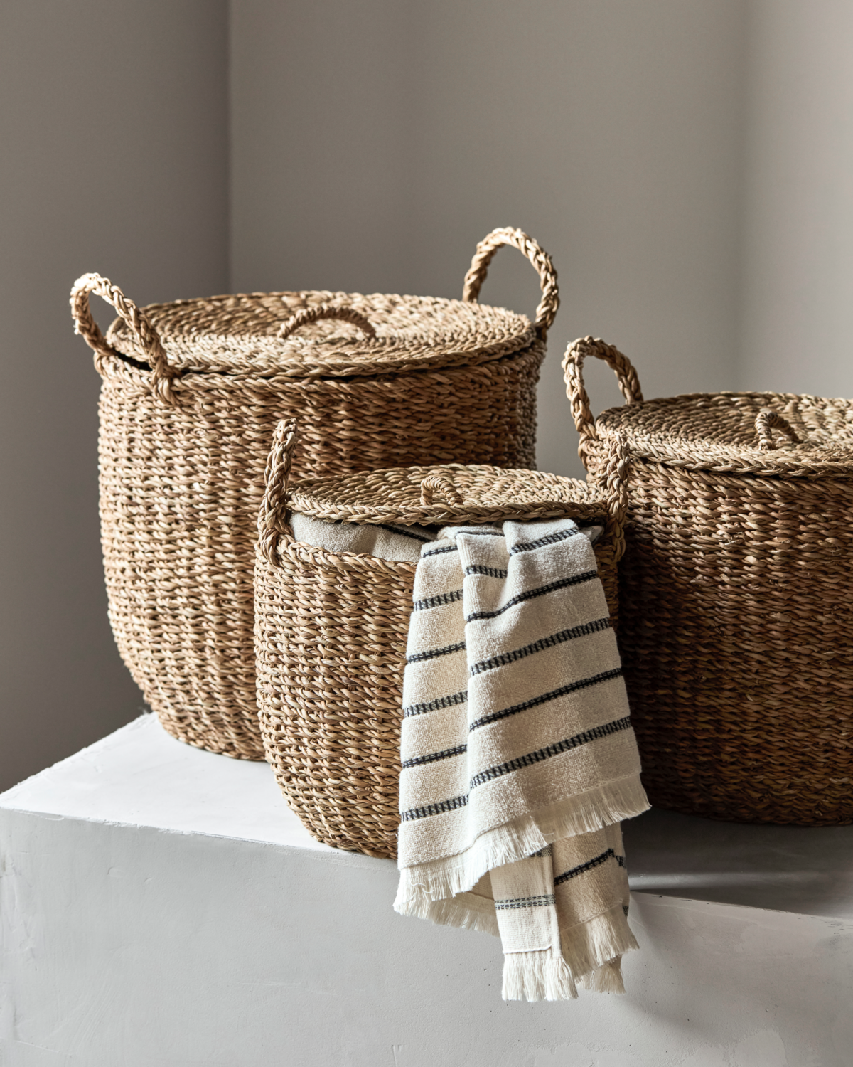 Storage baskets Round - Various Sizes – Pebble Home & Lifestyle