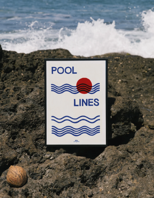 Pool Lines Print