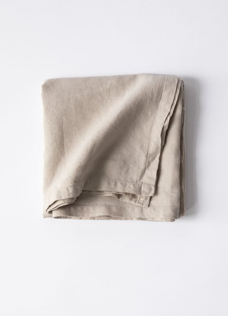 Tablecloth Linen 175x175cm - Warm Grey