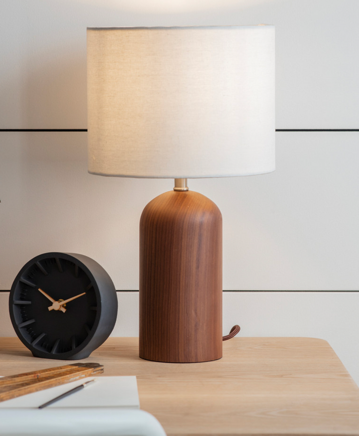 Kingsbury Table Lamp - Walnut