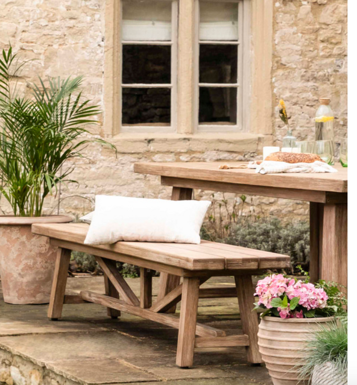 Chilford Solid Wood Bench - 2 sizes