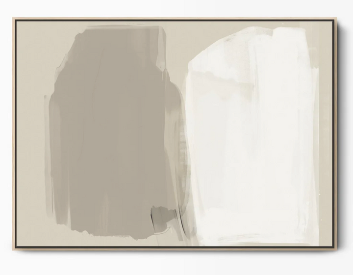 Stand Still Abstract Canvas and Frame (different sizes and colour frames available)
