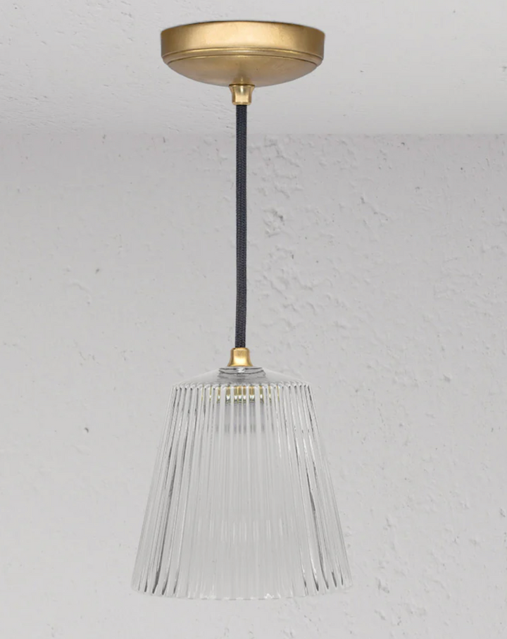 Richmond Pendant Light Fluted Glass