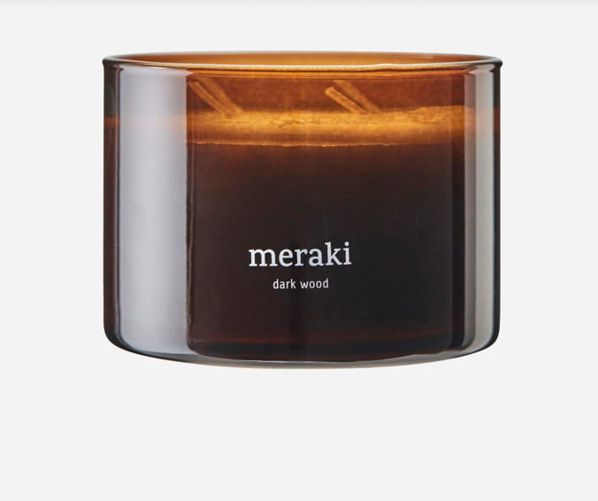 Dark Wood Candle
