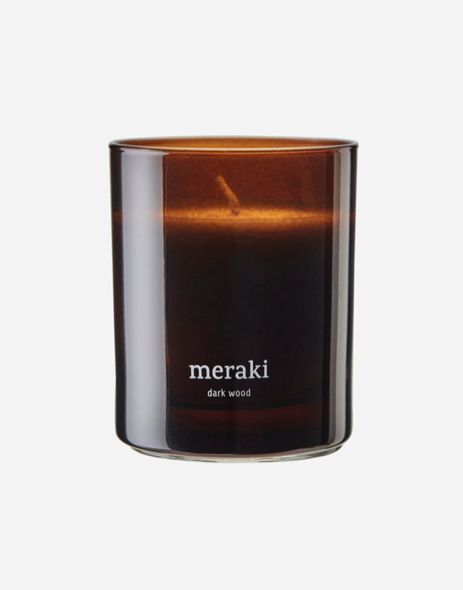 Dark Wood Candle - Small
