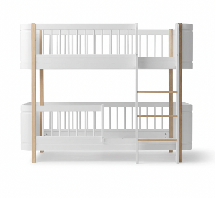 Wood Mini + Low Bunk Bed - 3 finishes available