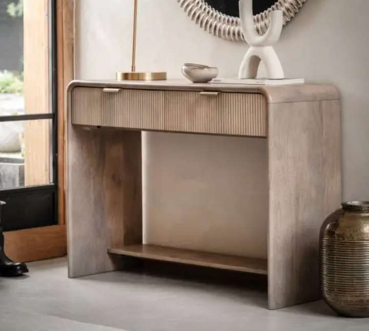 Colonna Console 2 Drawer Table