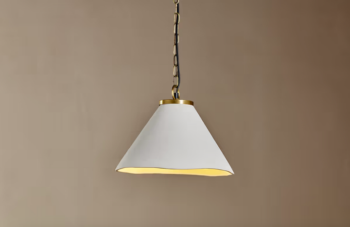 Kiara Organic Shape Ceramic Pendant Light