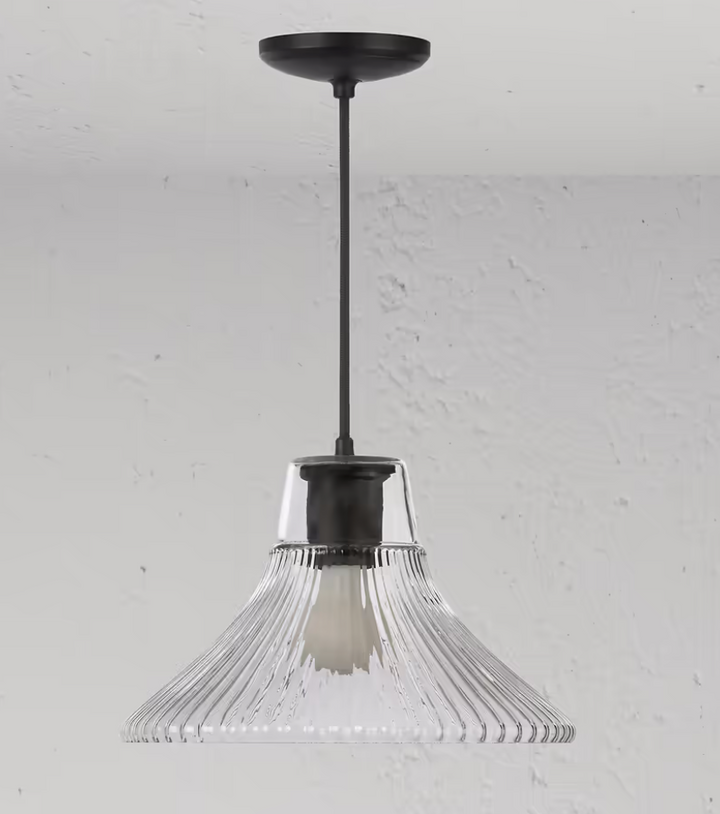 Hammersmith Pendant Light Fluted Glass (different sizes and finishes available)