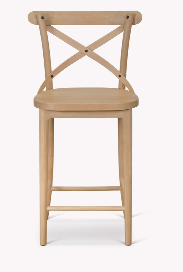 Ferndale Cross Back Bar Stool