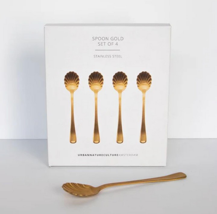 Golden Spoons set of 4