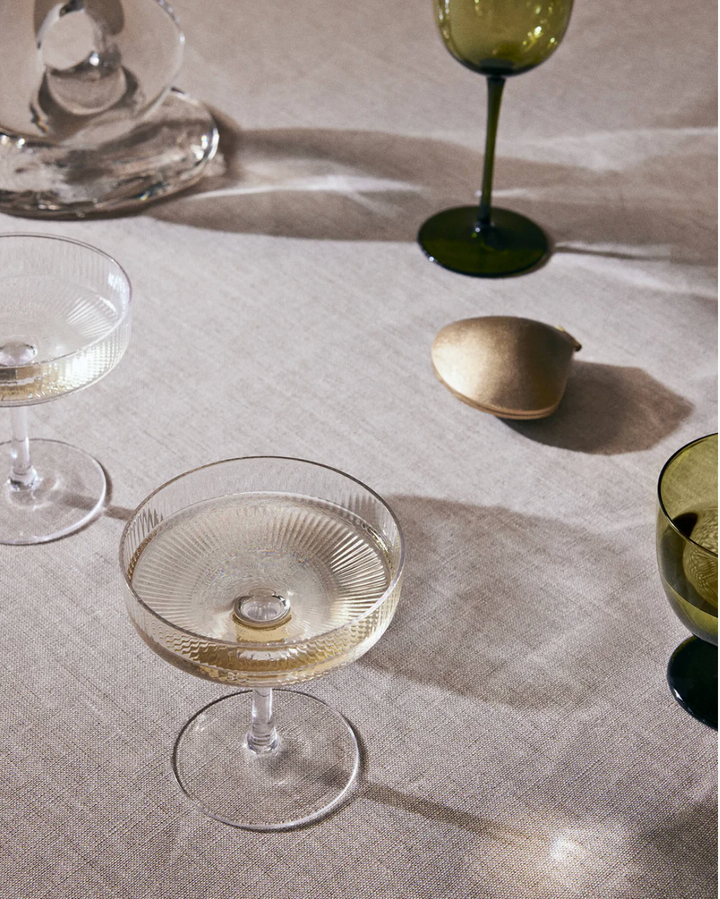 Ripple Champagne Saucers