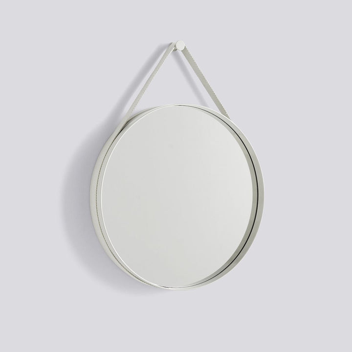 Strap Mirror 50cm Grey
