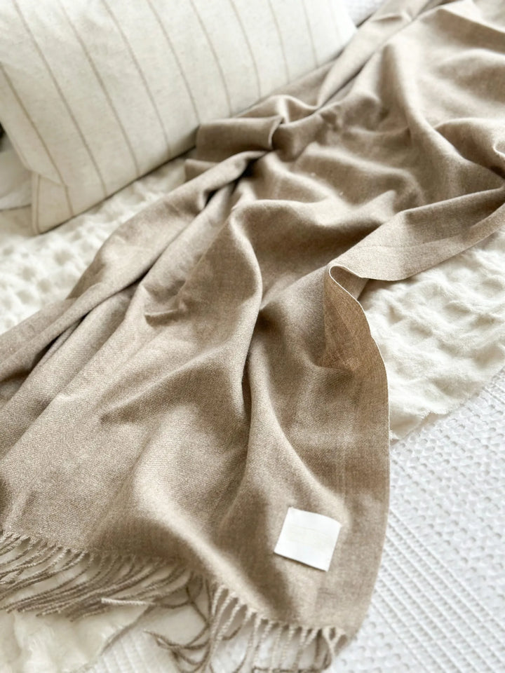 Della Brown Decorative Throw