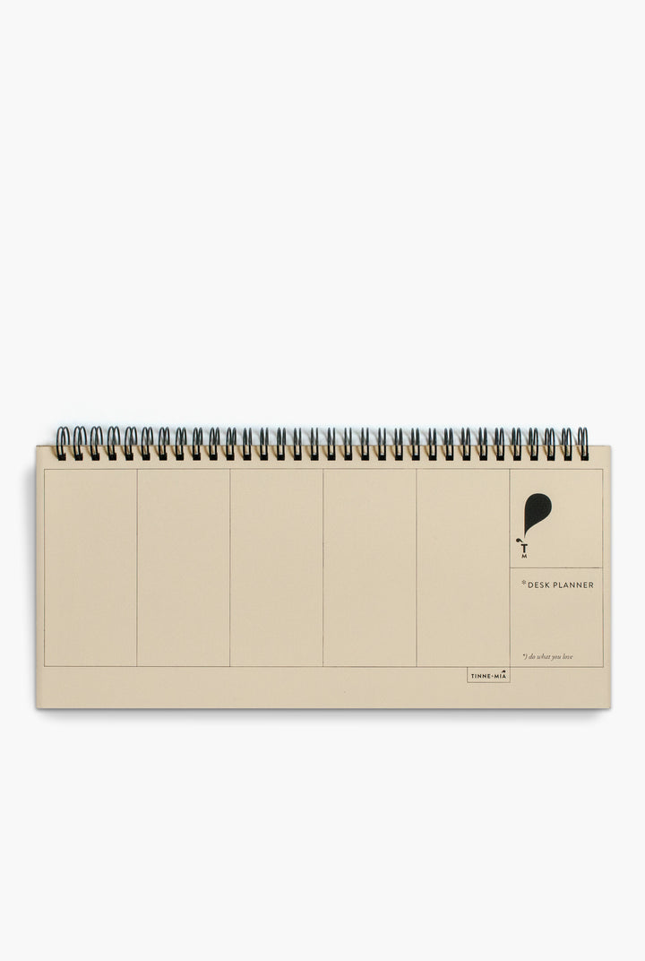 Desk Planner - 13 x 29cm - weekly overview