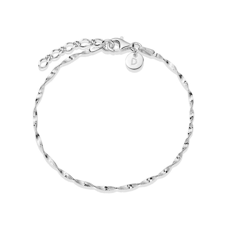 Daisy London - Helix Twisted chain Bracelet Sterling Silver
