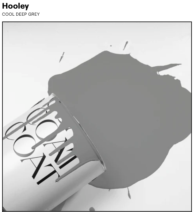Hooley - Cool Deep Grey - Coat Paint