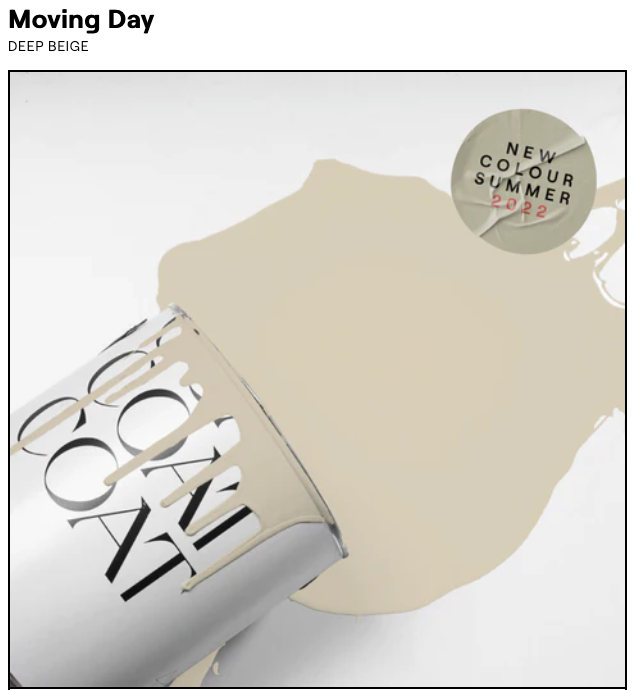 Moving Day - Deep Beige - Coat Paint – Pebble Home & Lifestyle